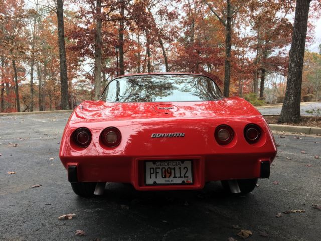 1979 Red Chevrolet Corvette T-Top
