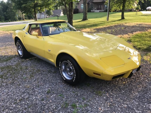 1979 Yellow Chevrolet Corvette Coupe