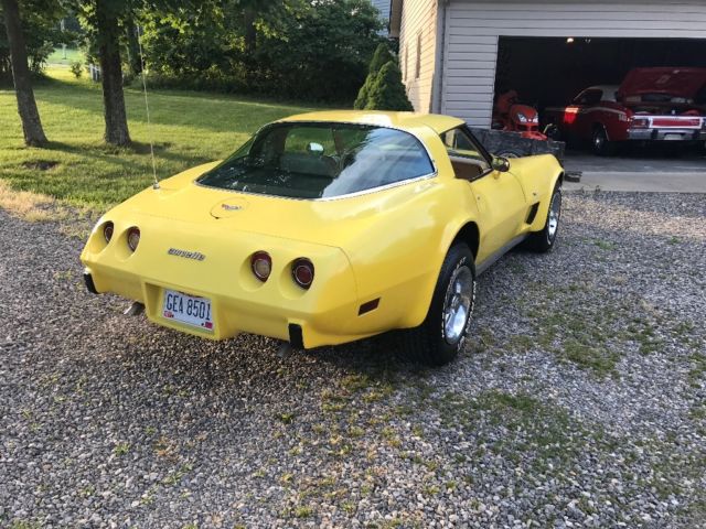 1979 Yellow Chevrolet Corvette Coupe