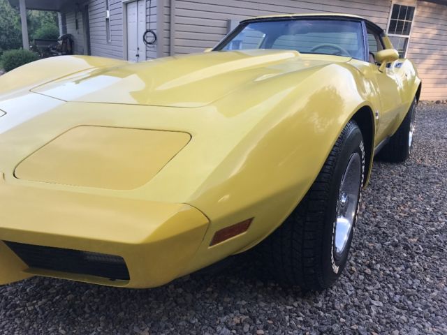 1979 Yellow Chevrolet Corvette Coupe