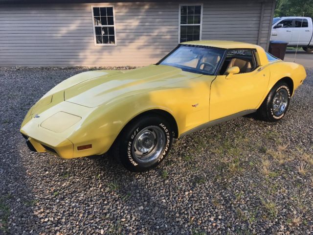 1979 Yellow Chevrolet Corvette Coupe