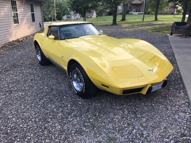 1979 Yellow Chevrolet Corvette Coupe