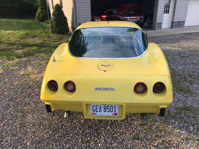1979 Yellow Chevrolet Corvette Coupe