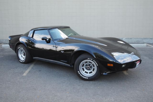 1979 Black Chevrolet Corvette Coupe
