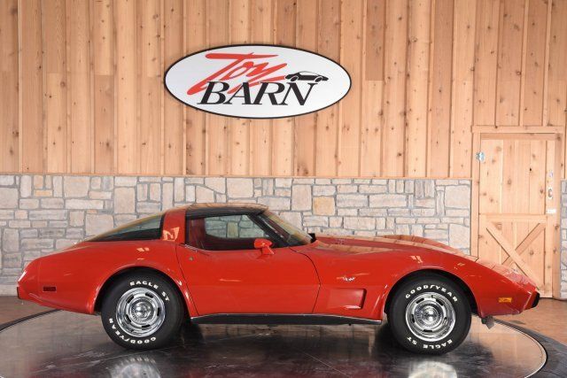 1979 Red Chevrolet Corvette --
