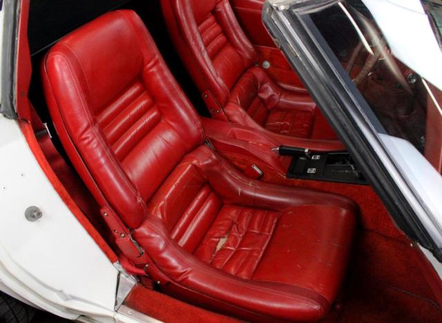 1979 White Chevrolet Corvette Original, T-Top, Leather