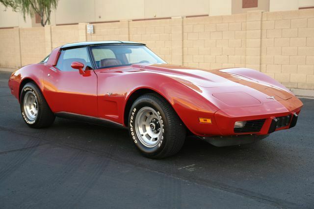 1979 Red Chevrolet Corvette --