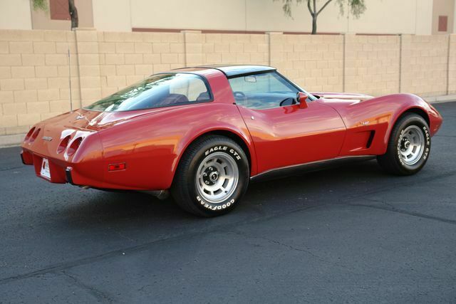 1979 Red Chevrolet Corvette --