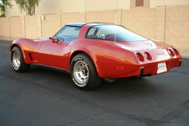 1979 Red Chevrolet Corvette --