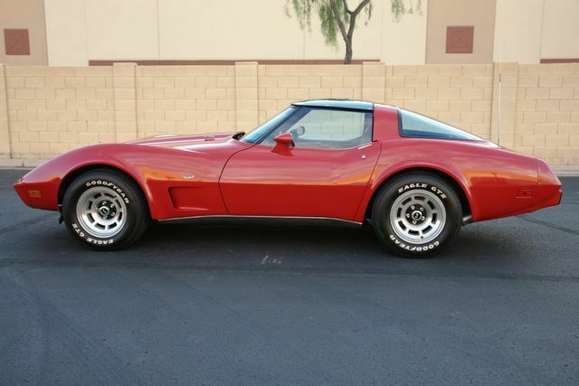1979 Red Chevrolet Corvette --