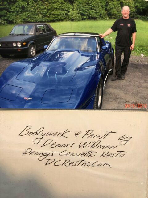 1979 Blue Chevrolet Corvette Coupe