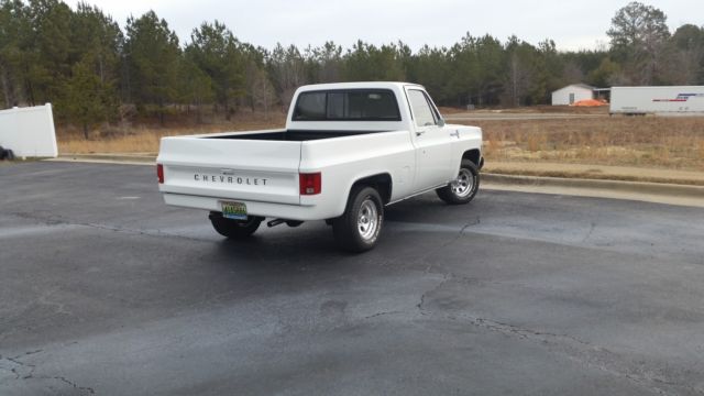 1979 White Chevrolet C-10 Crew Cab Pickup