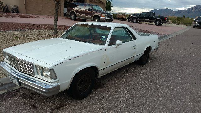 1979 White Chevrolet El Camino Standard Cab Pickup