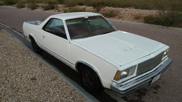 1979 White Chevrolet El Camino Standard Cab Pickup