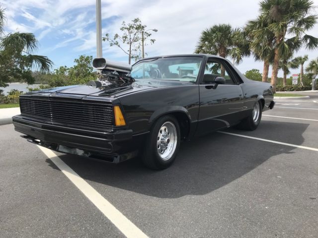 1979 Black Chevrolet El Camino Crew Cab Pickup