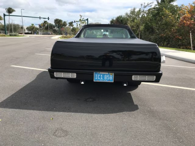 1979 Black Chevrolet El Camino Crew Cab Pickup