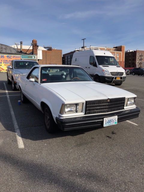 1979 White Chevrolet El Camino