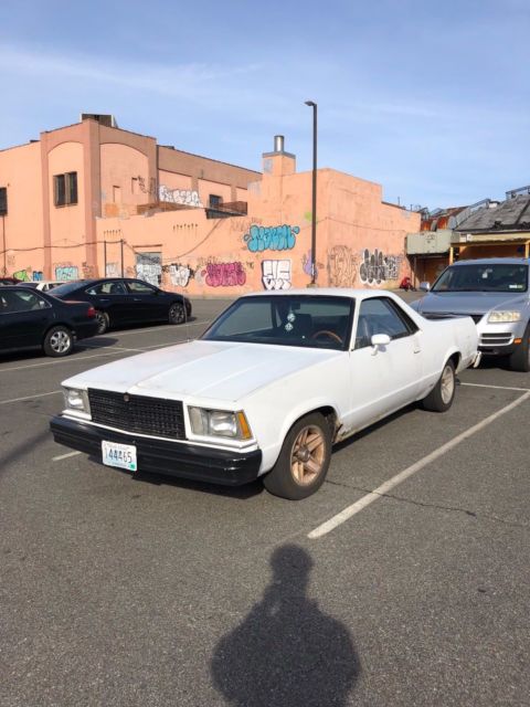 1979 White Chevrolet El Camino