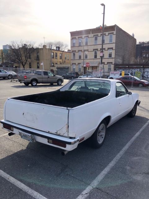 1979 White Chevrolet El Camino