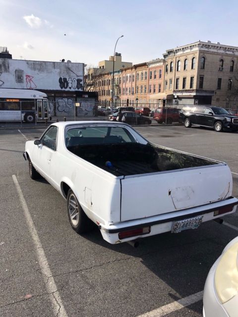 1979 White Chevrolet El Camino