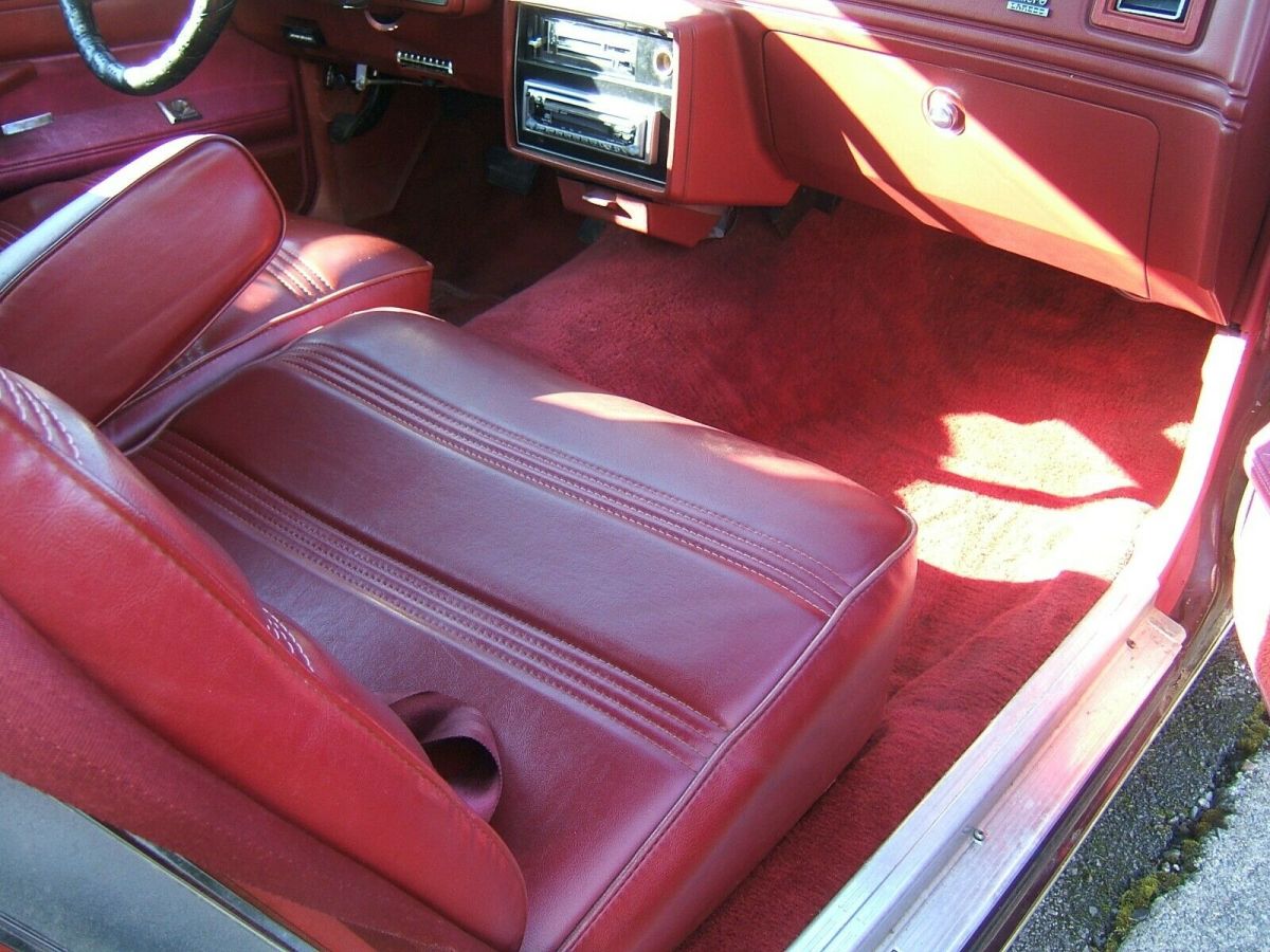 1979 Burgundy Chevrolet El Camino EL CAMINO