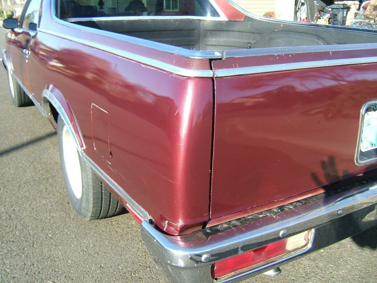 1979 Burgundy Chevrolet El Camino EL CAMINO