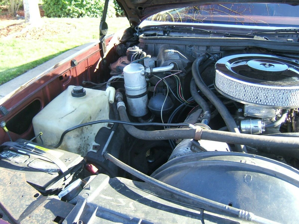 1979 Burgundy Chevrolet El Camino EL CAMINO