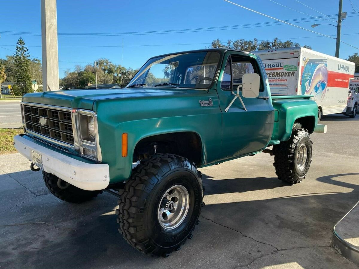 1979 Green Chevrolet K10 Standard Cab Pickup
