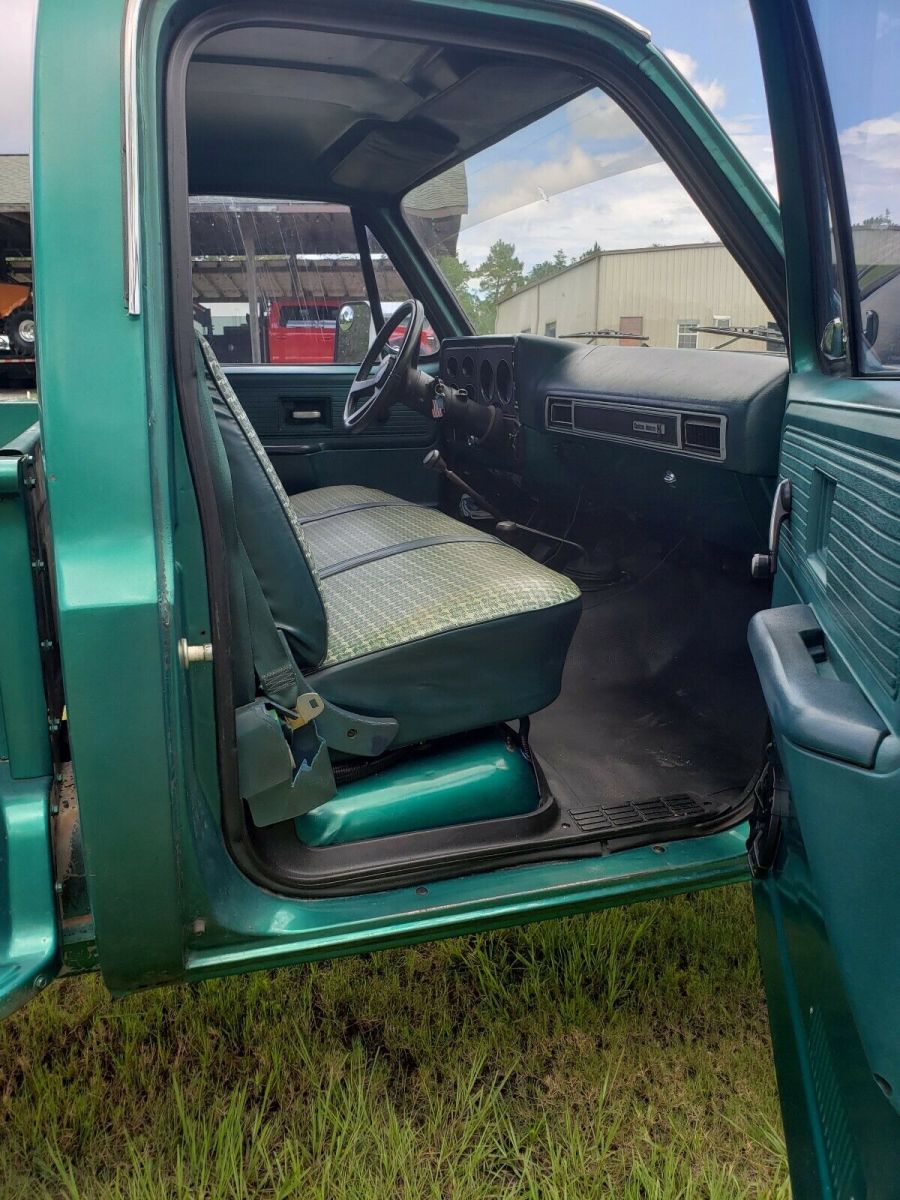 1979 Green Chevrolet K10 Standard Cab Pickup