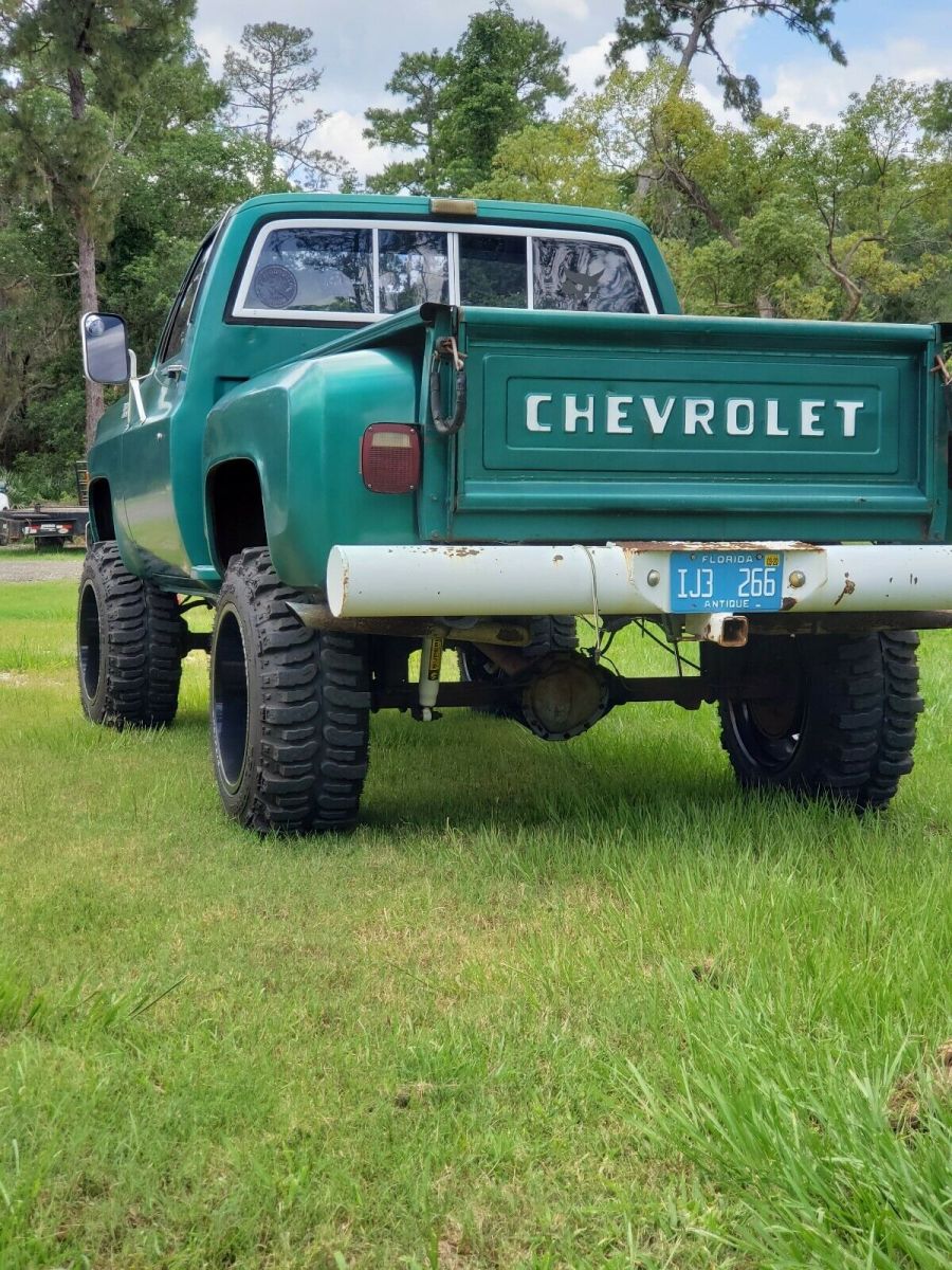 1979 Green Chevrolet K10 Standard Cab Pickup