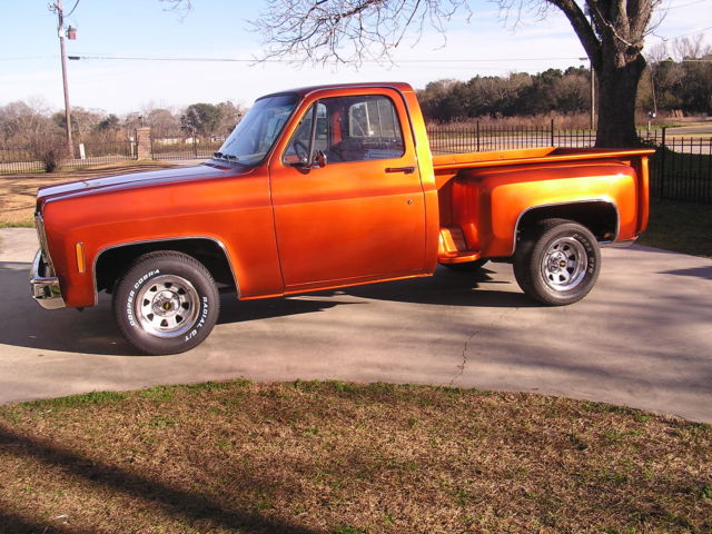 1979 orange pearl base clear Chevrolet C-10 Standard cab Stepside