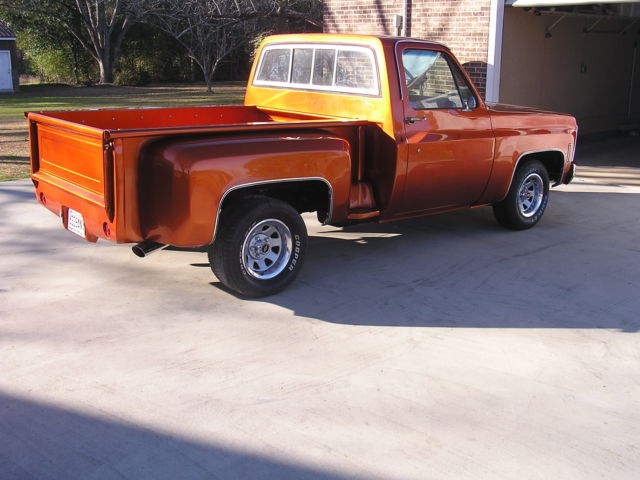 1979 orange pearl base clear Chevrolet C-10 Standard cab Stepside