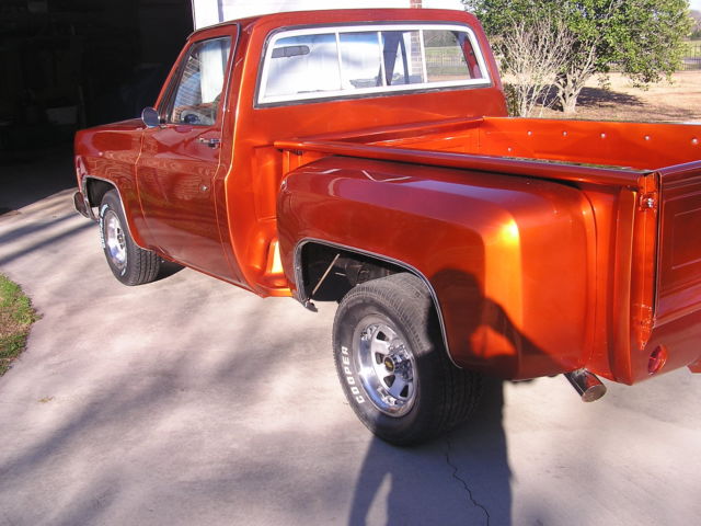 1979 orange pearl base clear Chevrolet C-10 Standard cab Stepside