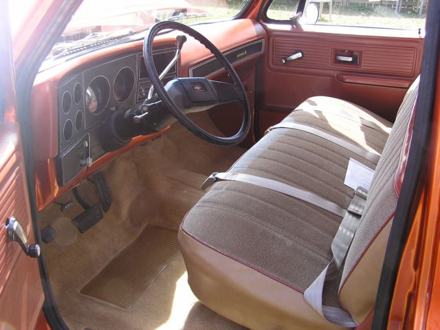1979 orange pearl base clear Chevrolet C-10 Standard cab Stepside