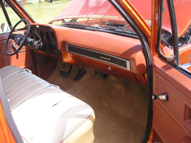 1979 orange pearl base clear Chevrolet C-10 Standard cab Stepside