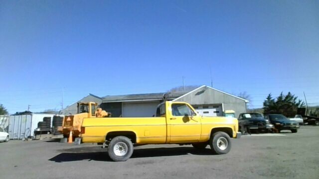 1979 Yellow Chevrolet C/K Pickup 1500 Standard Cab Pickup