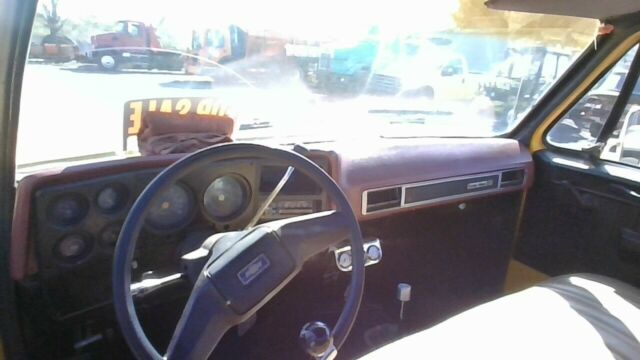 1979 Yellow Chevrolet C/K Pickup 1500 Standard Cab Pickup