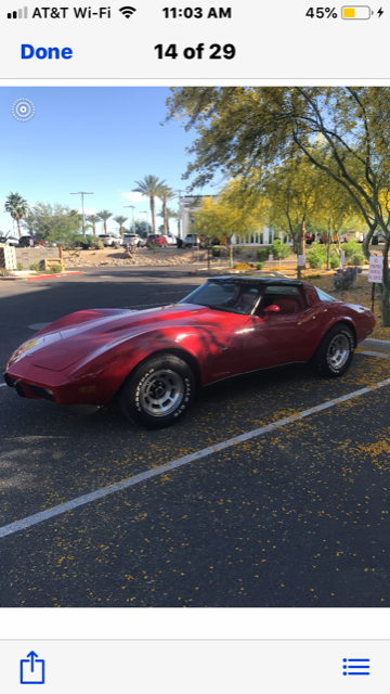 1979 Red Chevrolet Corvette Coupe