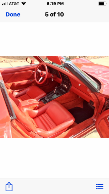 1979 Red Chevrolet Corvette Coupe