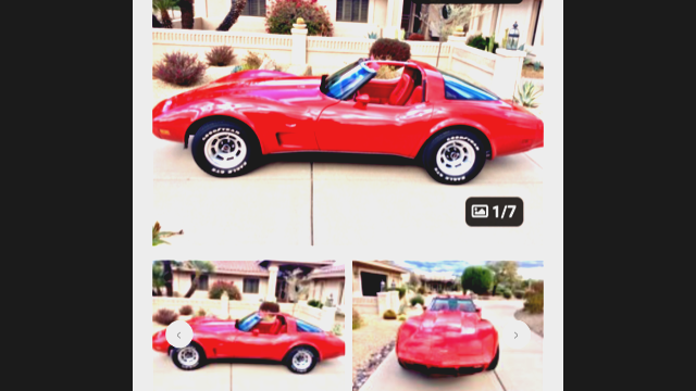 1979 Red Chevrolet Corvette Coupe