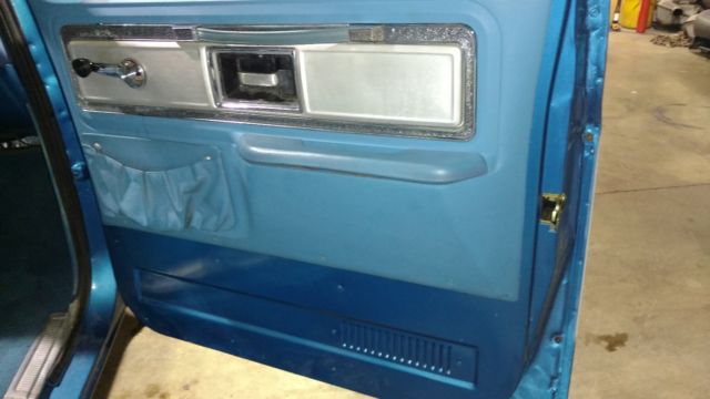 1979 Blue and white Chevrolet C-10 Pick up truck