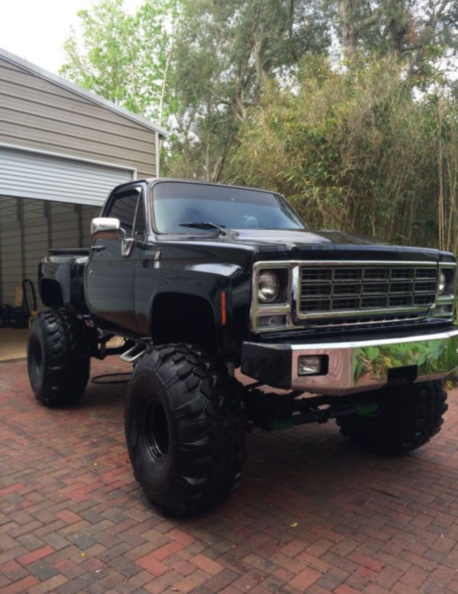 1979 Black Chevrolet C-10