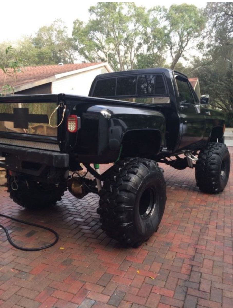1979 Black Chevrolet C-10