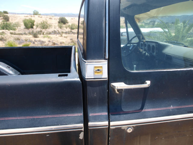 1979 Black Chevrolet Silverado 2500 c20