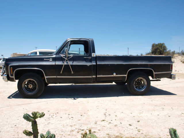 1979 Black Chevrolet Silverado 2500 c20