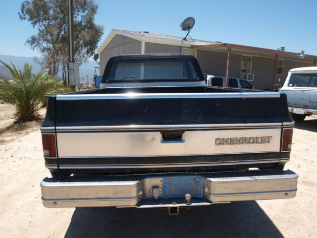 1979 Black Chevrolet Silverado 2500 c20