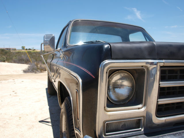 1979 Black Chevrolet Silverado 2500 c20