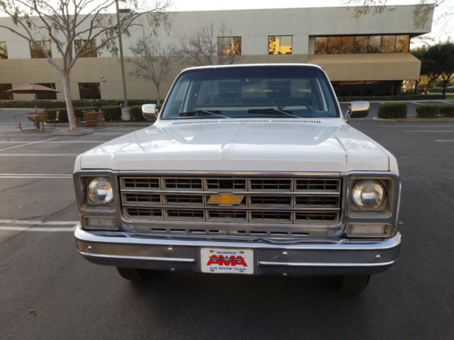 1979 White Chevrolet C-10 Standard Cab Pickup