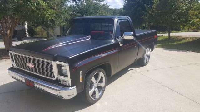 1979 Black Chevrolet C-10