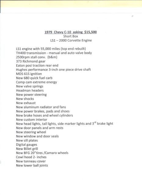 1979 Black Chevrolet C-10